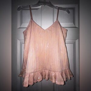 Anthropologie Sequin Top